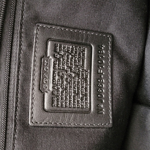 Coach Black Leather Shoulder Bag - Picture 5 of 9